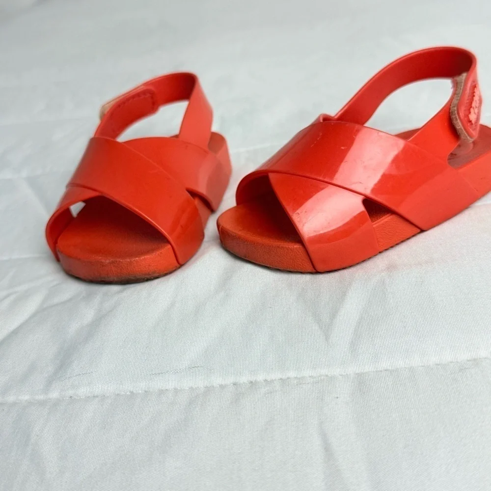 Mini Melissa Pink Sandals & Zaxy Baby Rush Sandals
